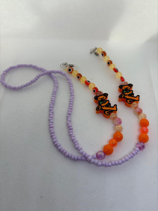 Purple and Orange Bear